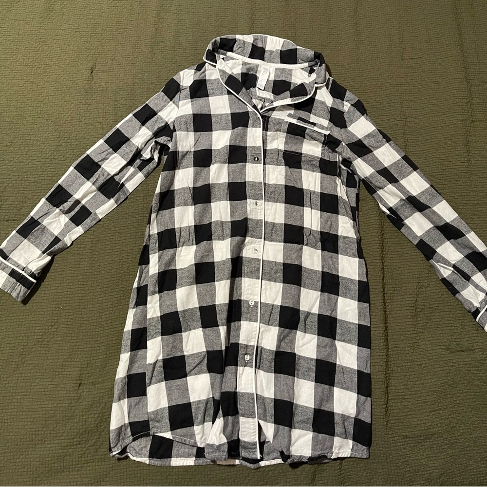 Stars Above Flannel Sleep Dress